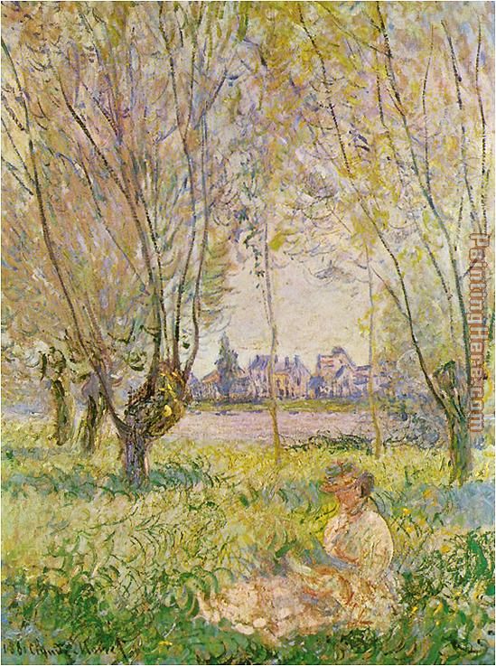 Claude Monet Woman Seated under the Willows